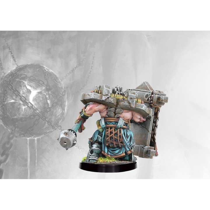 Figurine de Herald of Stone pour le Dweghom à Conquest (Para Bellum Games)