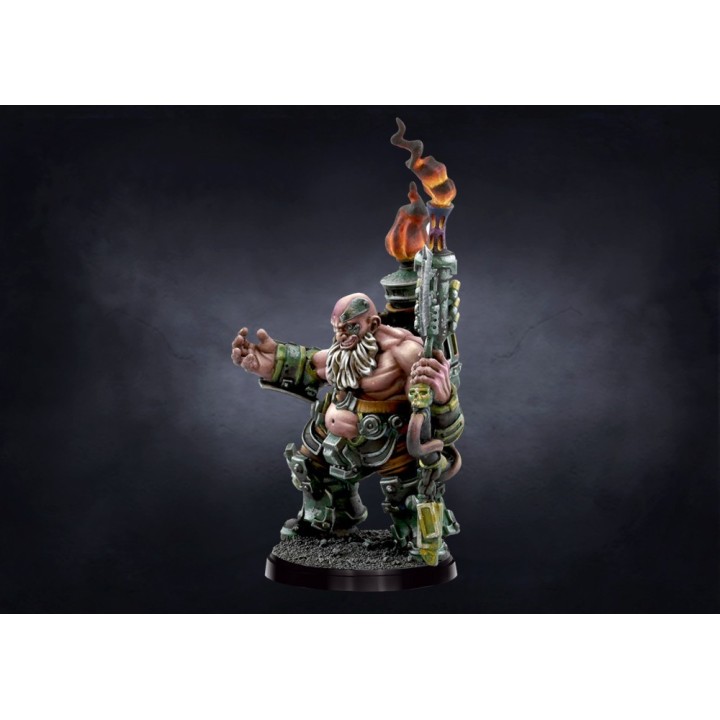 Figurine de Flame Caster pour le Dweghom à Conquest (Para Bellum Wargames)