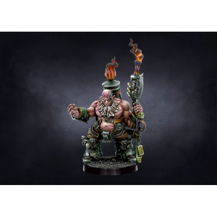 Figurine de Flame Caster pour le Dweghom à Conquest (Para Bellum Wargames)