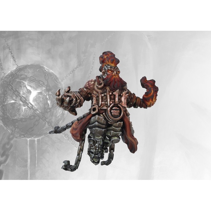 Figurine de Hellbringer Sorcerer du Dweghom pour Conquest (Para Bellum)