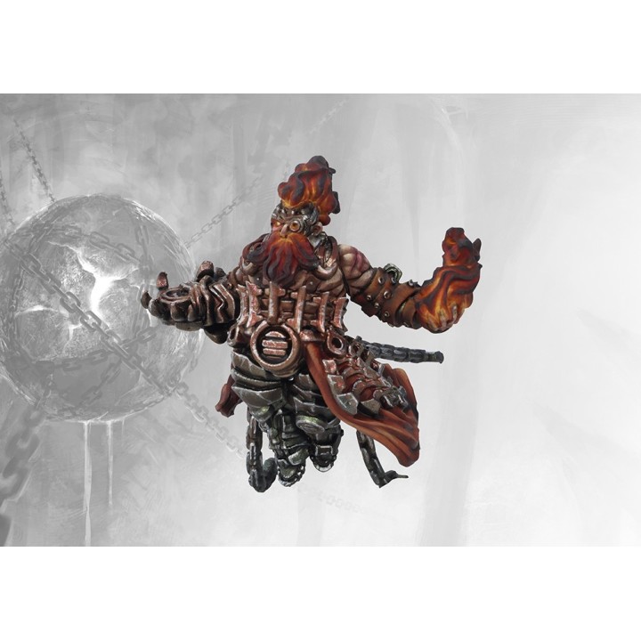 Figurine de Hellbringer Sorcerer du Dweghom pour Conquest (Para Bellum)