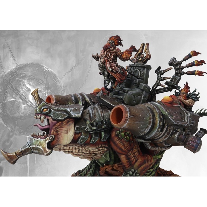 Figurine de Hellbringer Sorcerer du Dweghom pour Conquest (Para Bellum)