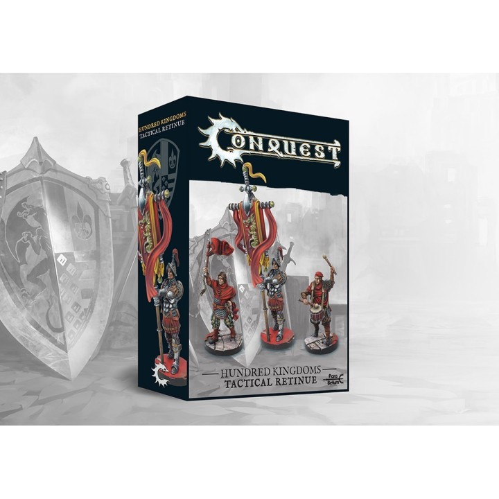 Figurines de la Tactical Retinue des 100K pour Conquest (Para Bellum Wargames)