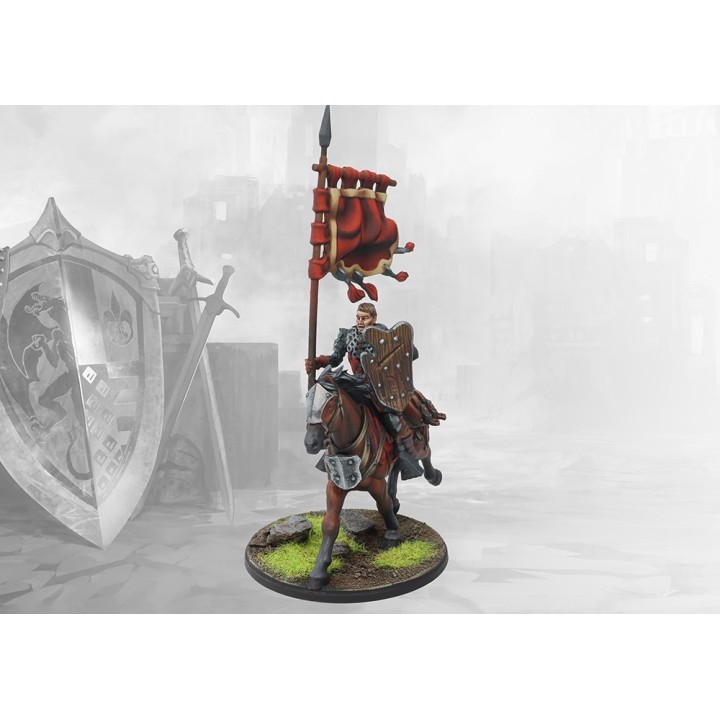 Figurines de Mouted Squires pour les 100K à Conquest (para Bellum Wargames)