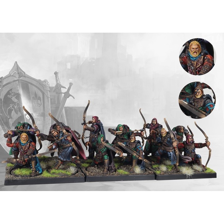 Figurines d'imperial Rangers pour les 100K de Conquest (Para Bellum Wargaes)