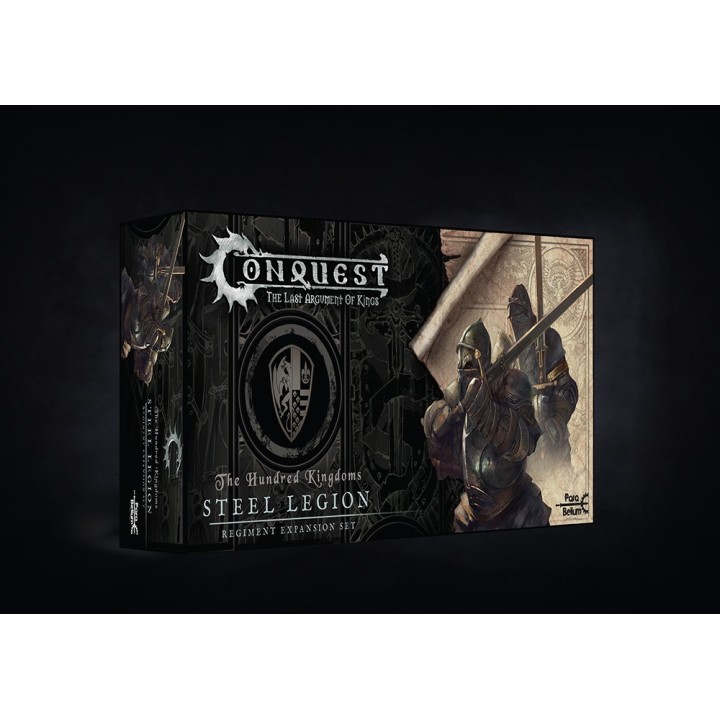 Figurines de la Steel Legion des 100K pour Conquest (Para Bellum Wargames)