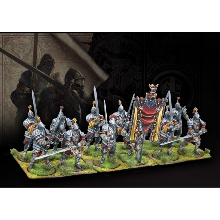 Figurines de la Steel Legion des 100K pour Conquest (Para Bellum Wargames)