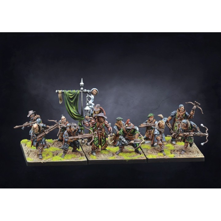Figurines de Hunter Cadre des 100K à Conquest (Jeu de Para Bellum Wargames)