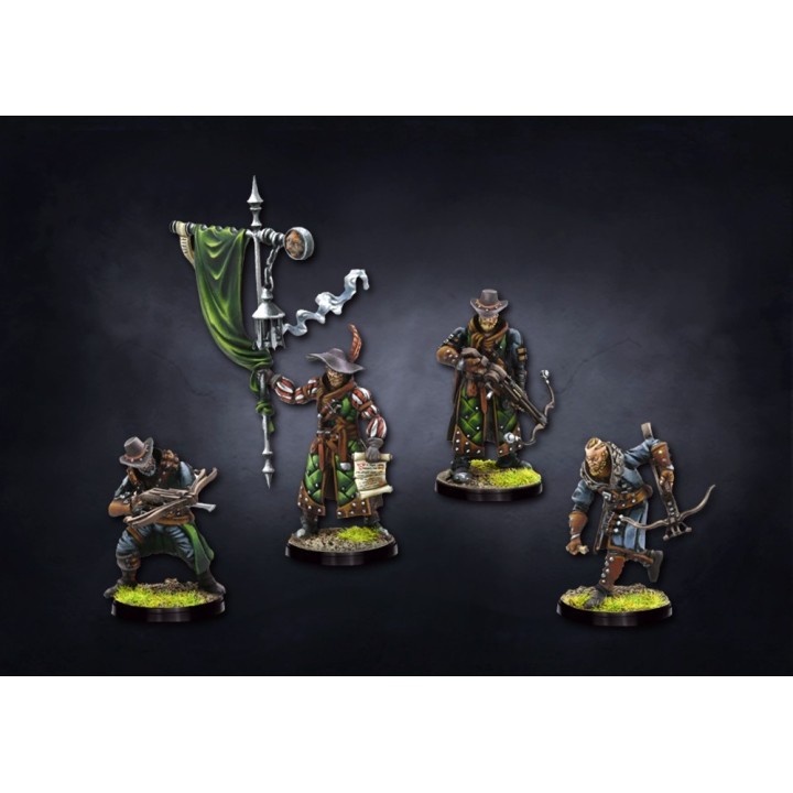 Figurines de Hunter Cadre des 100K à Conquest (Jeu de Para Bellum Wargames)