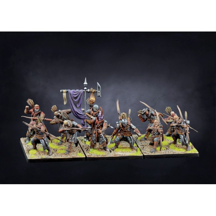 Figurines de Longbowmen pour les 100K de Conquest (Para Bellum Wargames)