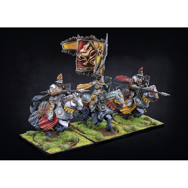Figurines de Household Knights des 100K pour Conquest, de Para Bellum Wargames