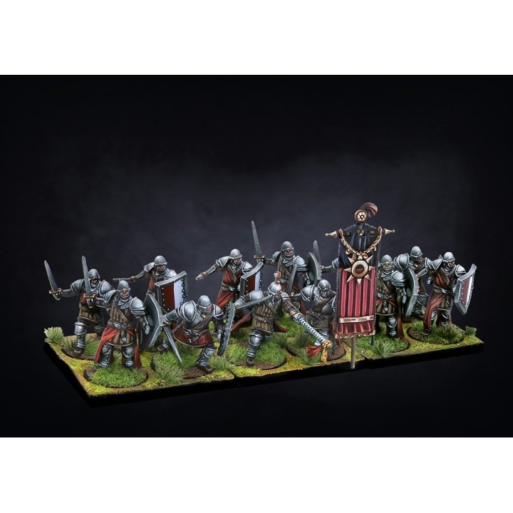 Figurines de Ment at Arms des 100K de Conquest (Para Bellum Wargames)