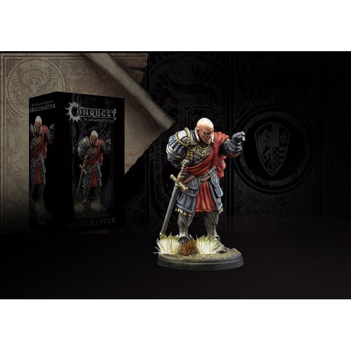 Figurine de Drillmaster pour les 100K de Conquest (Para Bellum Wargames)
