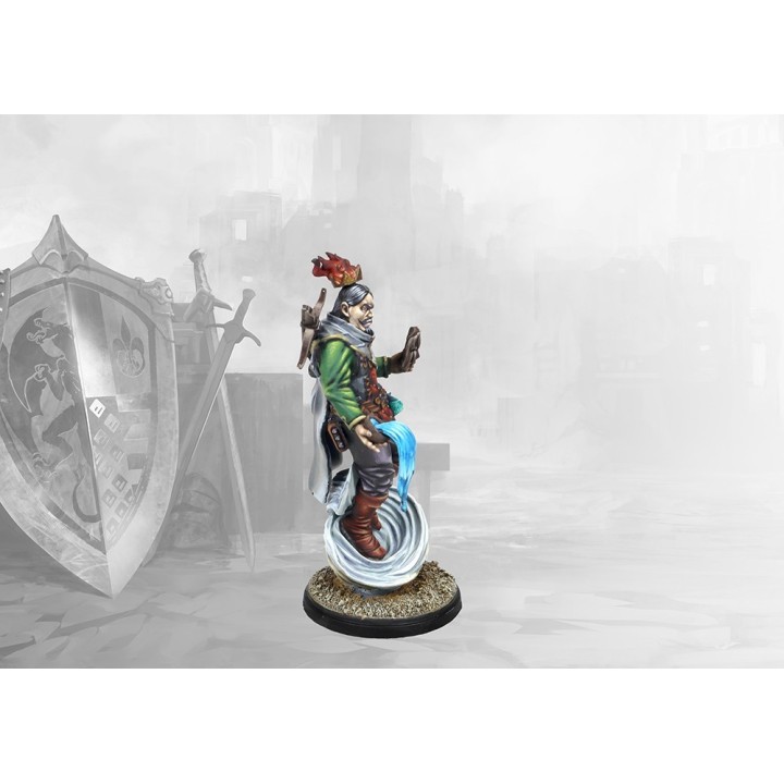 Figurine de Null Mage pour les 100K de Conquest (Para Bellum Wargames)