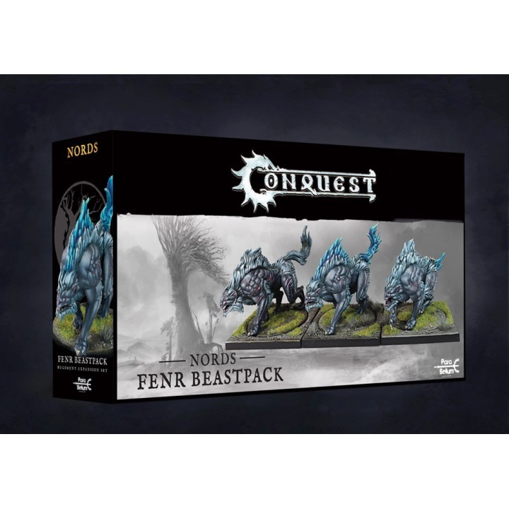 Figurines de Fenr Beastpack Wargs pour les Nords de Conquest