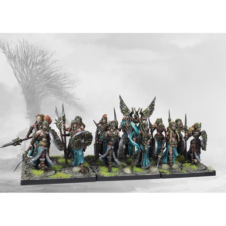 Figurines de Valkyries pour les Nords de Conquest (Para Bellum Games)