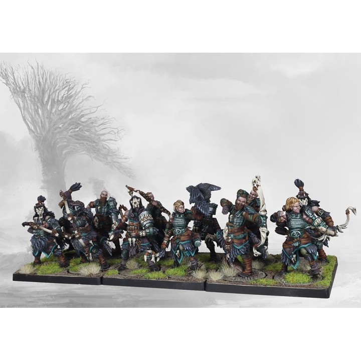 Figurines de Bow Chosen pour les Nords à Conquest (Para Bellum Games)