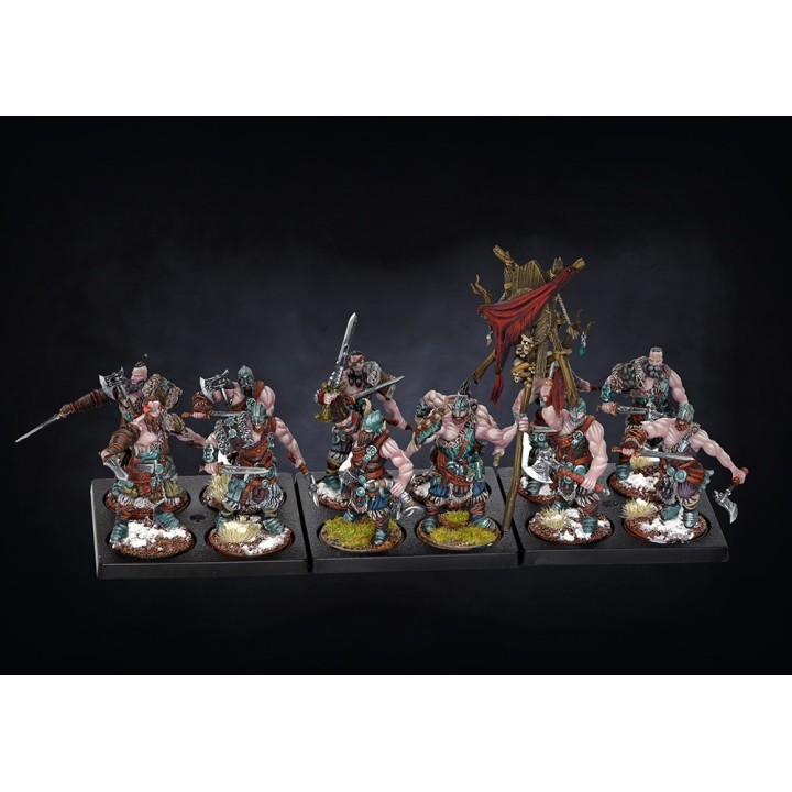 Figurines de Raiders pour les Nords de conquest (Para Bellum)