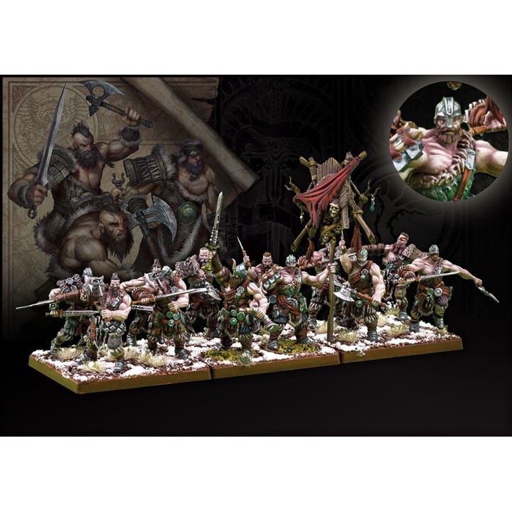 Figurines de Raiders pour les Nords de conquest (Para Bellum)