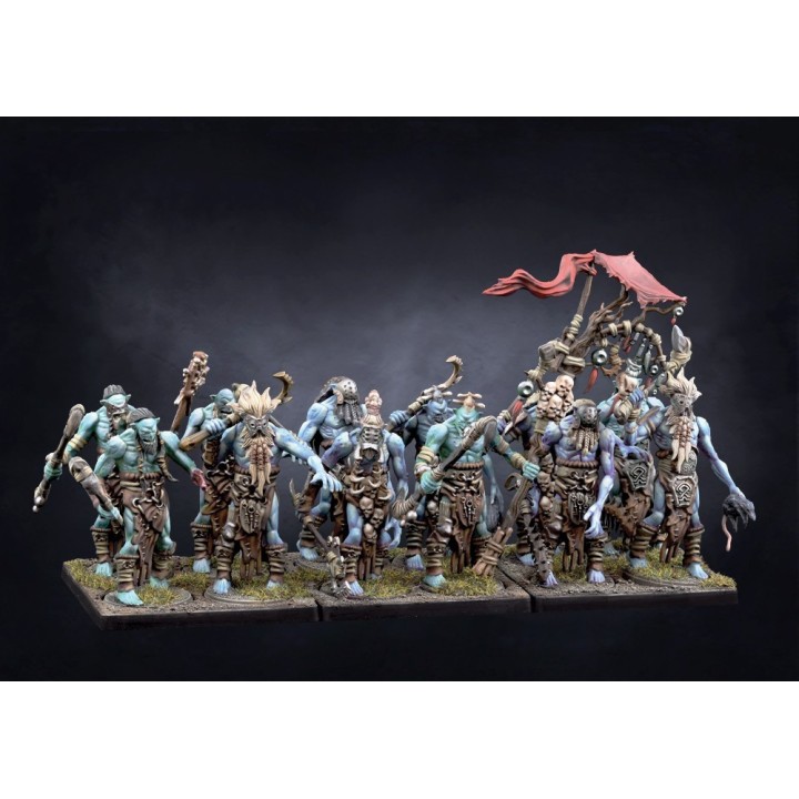Figurines de Trolls pour les Nords de Conquest (Para Bellum Games)
