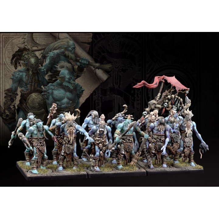 Figurines de Trolls pour les Nords de Conquest (Para Bellum Games)