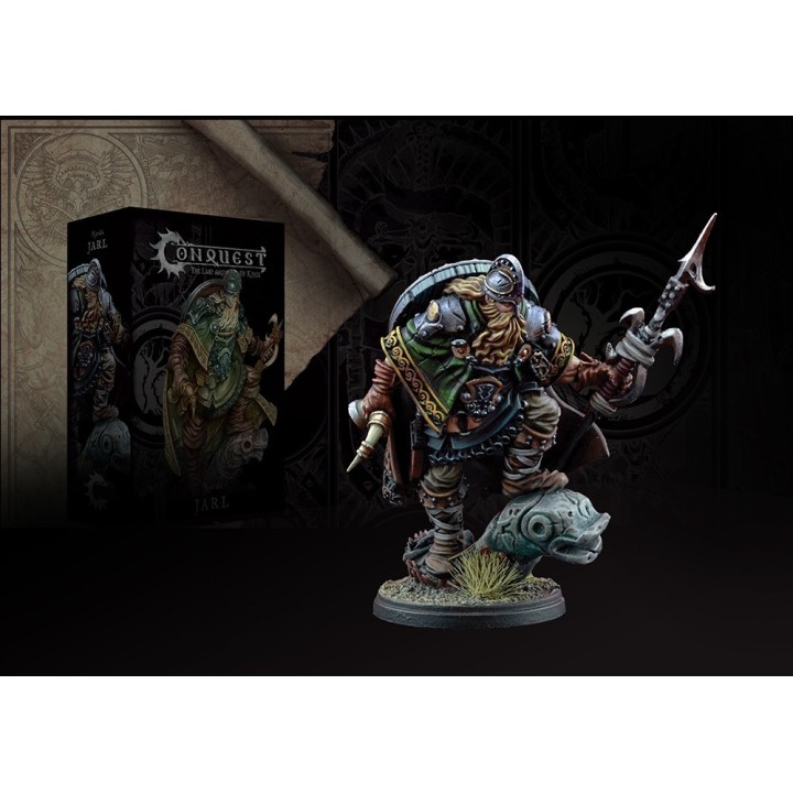 Figurine de Jarl pour les Nords de Conquest (Para Bellum Games)