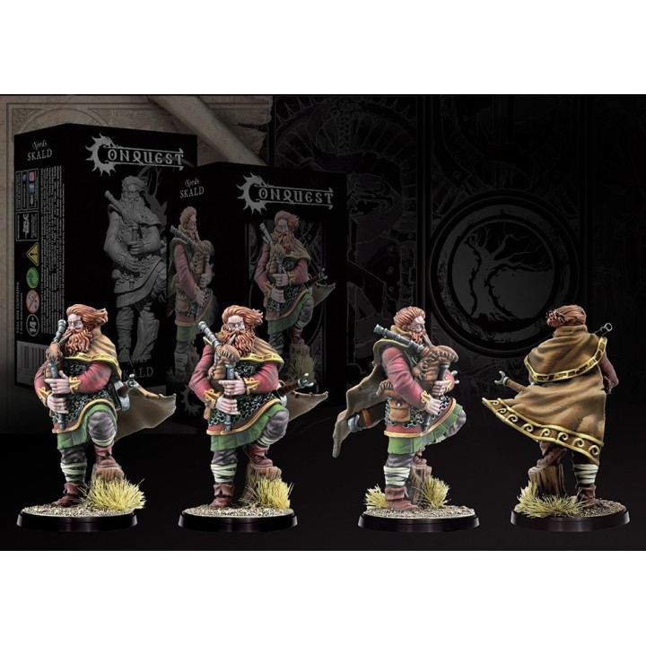 Figurine de Skald (Command Upgrade des Nords) pour Conquest