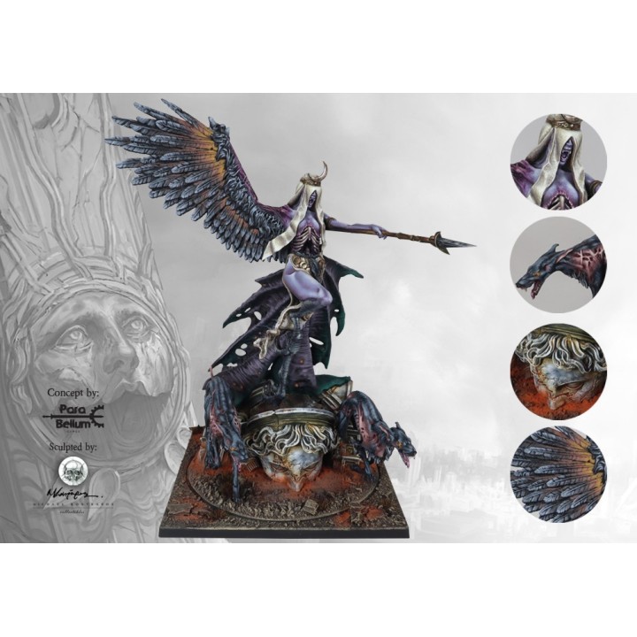 Figurine de Fallen Divinity pour le Old Dominion de Conquest