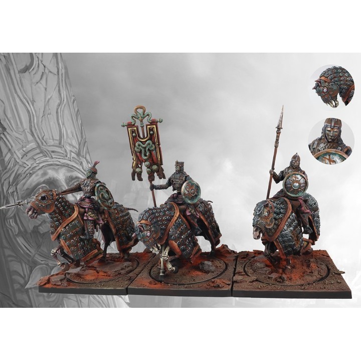 Figurines de Kataphraktoi du Old Dominion pour Conquest