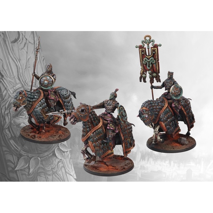 Figurines de Kataphraktoi du Old Dominion pour Conquest