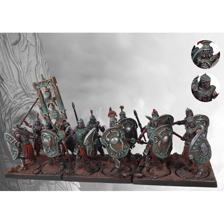 Figurines de Legionnaires du Old Dominion pour Conquest