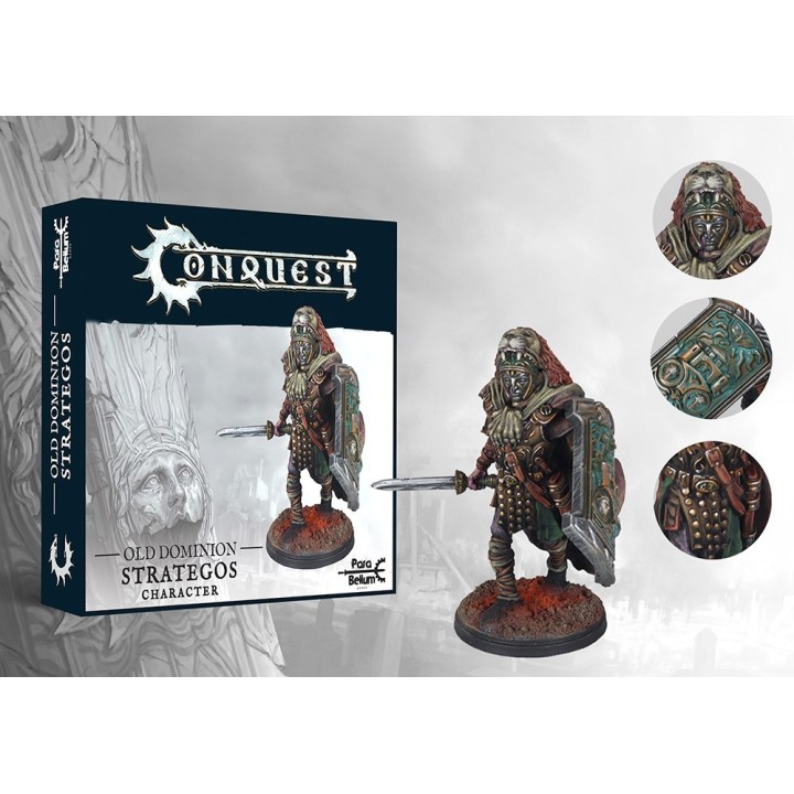 Figurine de Strategos du Old Dominion pour Conquest