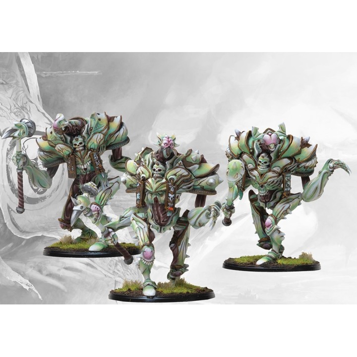 Les figs d'Incarnate Sentinels en plastique pour les Spires de Conquest
