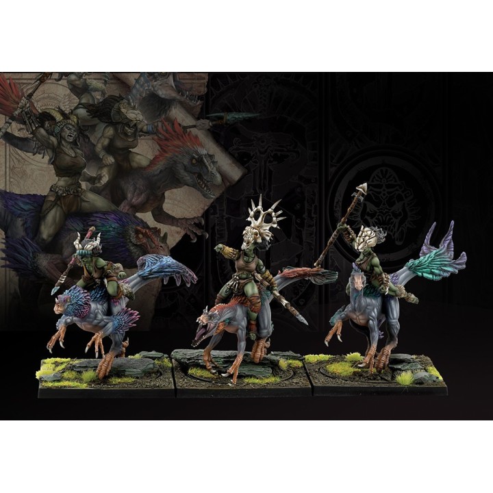 Figurines de Raptor Riders W'adrhun pour Conquest