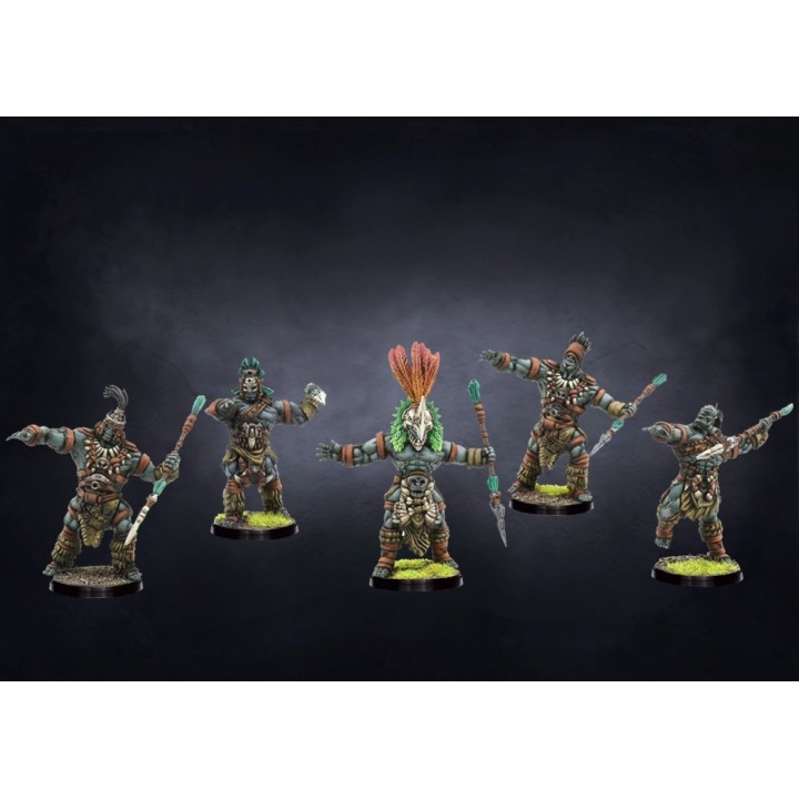 Figurines de Hunters pour les W'adrhun de Conquest (Para Bellum Wargames)