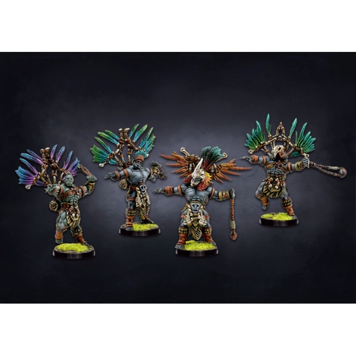 Figurines de Slingers W'adrhun pour Conquest (Para Bellum Wargames)