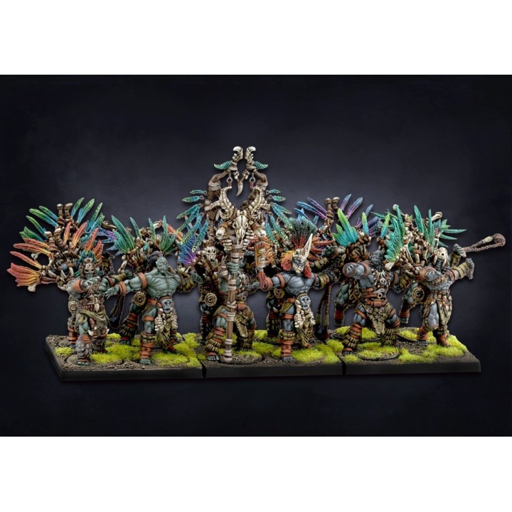 Figurines de Slingers W'adrhun pour Conquest (Para Bellum Wargames)