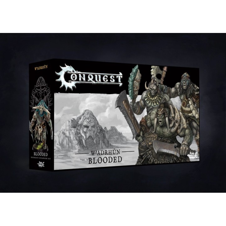 Figurines de Blooded pour les W'adrhun de Conquest (Para Bellum Wargames)