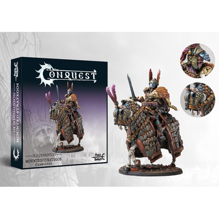 Figurine de Mounted Strategos du Old Dominion pour Conquest