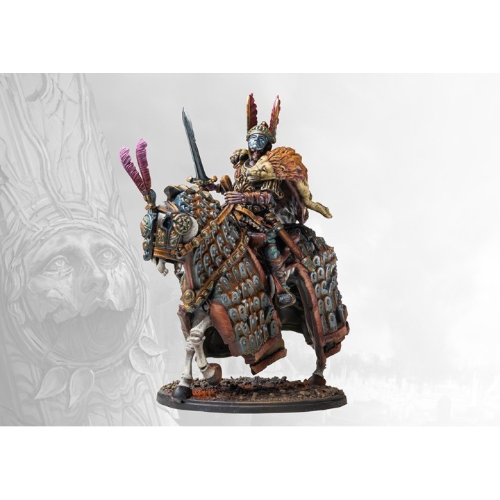 Figurine de Mounted Strategos du Old Dominion pour Conquest