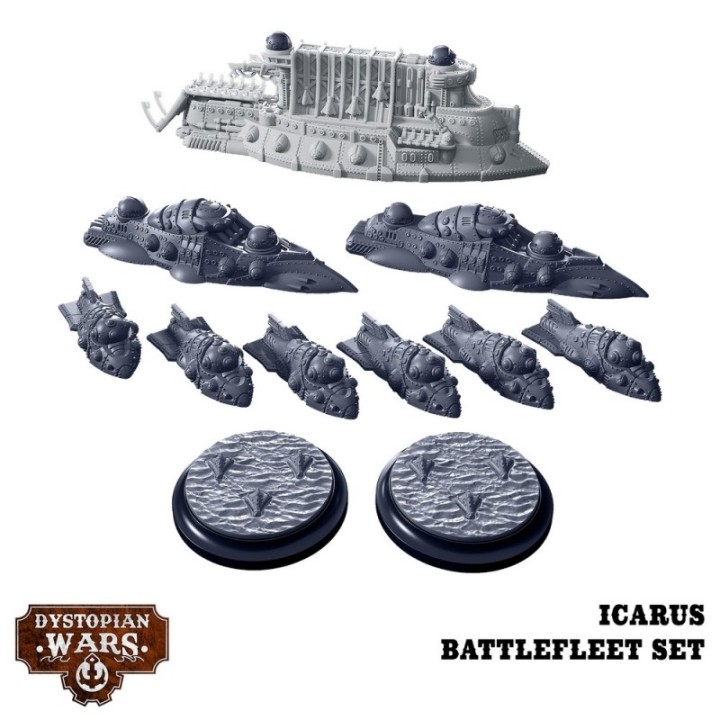 Dystopian Wars - Icarus Battlefleet Set