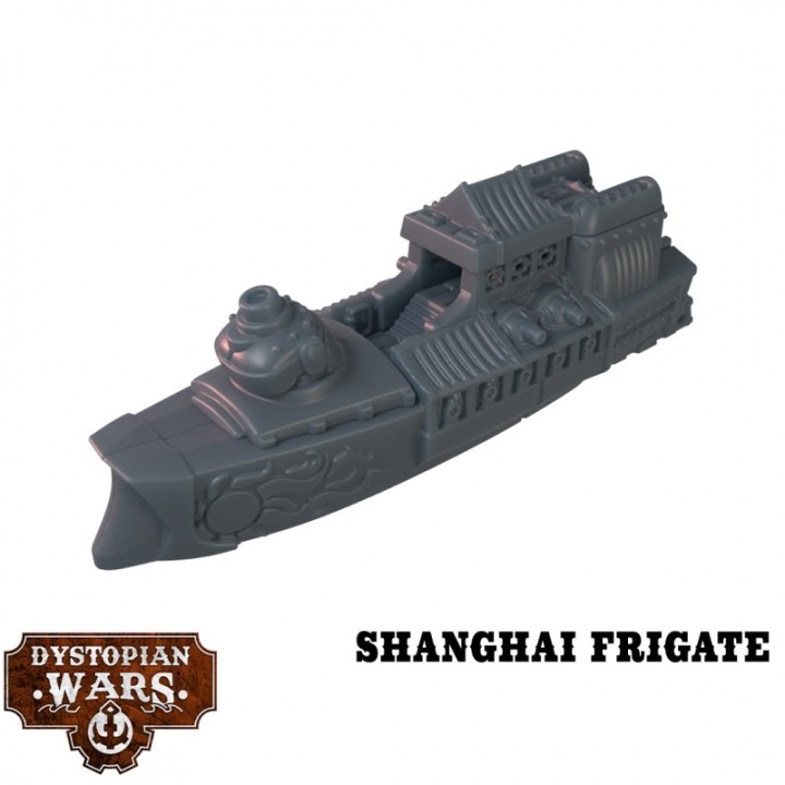 Figurines de la Heilong Battlefleet Set de l'Empire pour Dystopian Wars