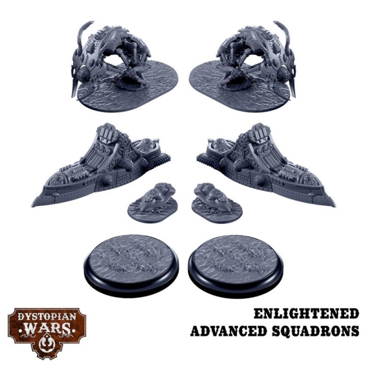Dystopian Wars - Enlightened Advanced Squadrons