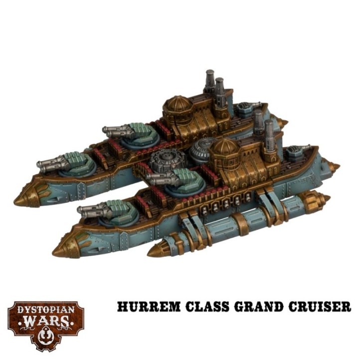 Dystopian Wars - Sultanate Starter Set - Faction Battlefleet