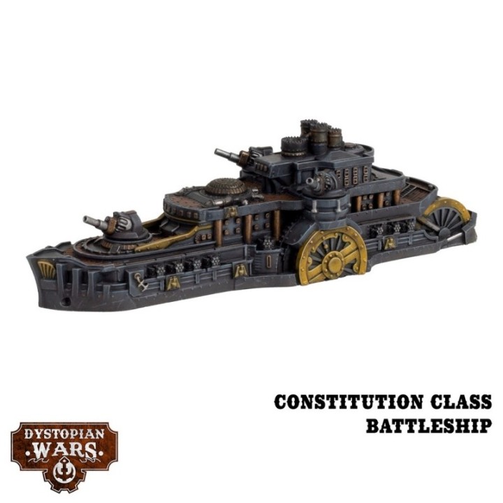Dystopian Wars - Union Starter Set - Faction Battlefleet