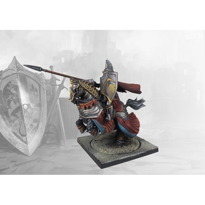 Figurine de Mounted Noble Lord pour les 100K de Conquest (Para Bellum Wargames)