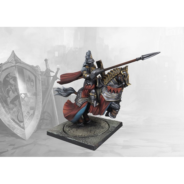 Figurine de Mounted Noble Lord pour les 100K de Conquest (Para Bellum Wargames)