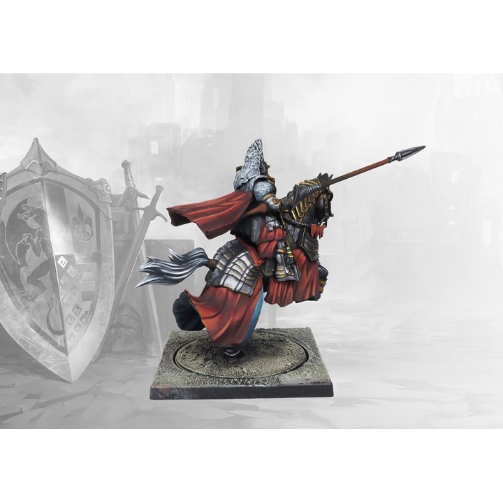 Figurine de Mounted Noble Lord pour les 100K de Conquest (Para Bellum Wargames)
