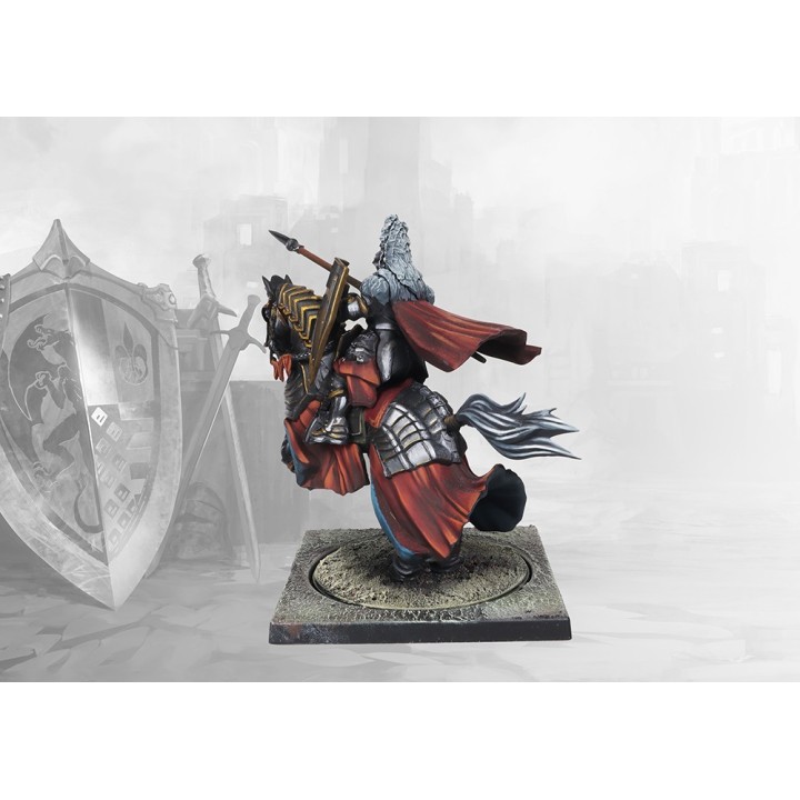 Figurine de Mounted Noble Lord pour les 100K de Conquest (Para Bellum Wargames)
