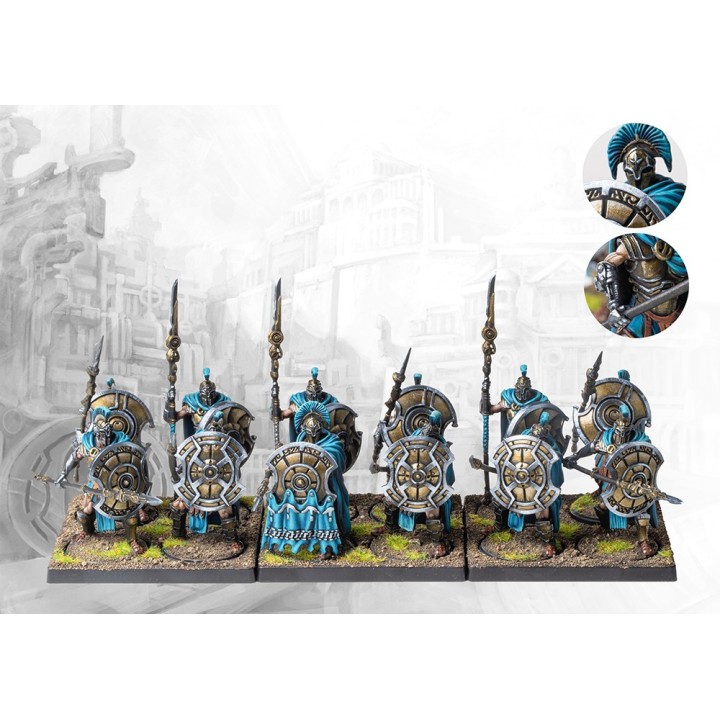 Figurines de Hoplites des City States pour Conquest